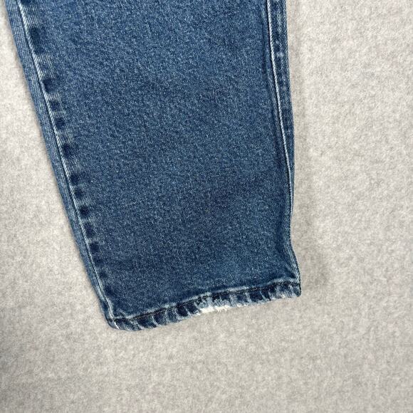 Vintage 90s Lee Jeans Womens 10 Mom Tapered High Rise Distressed Fade Worn 30x29 - Picture 5 of 14